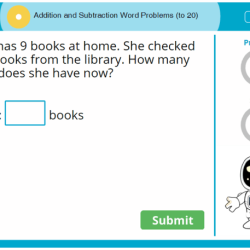 Subtraction word problems within 20