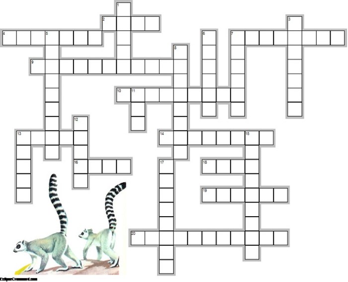 Time of the mammals crossword